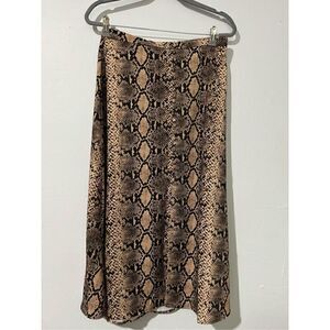 Chelsea & Theodore snake print midi dress 8